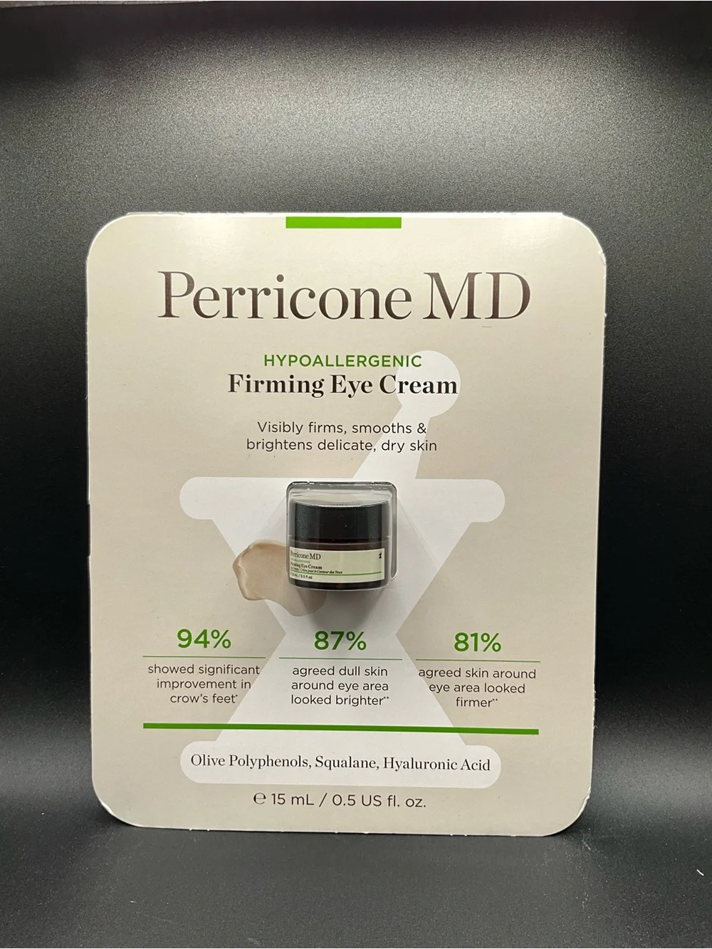 Perricone md hypoallergenic firming eye cream new sealed